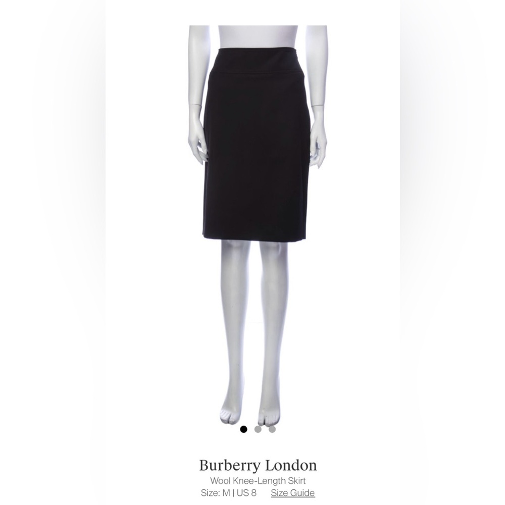 Burberry London Wool Pencil skirt with Nova check pattern